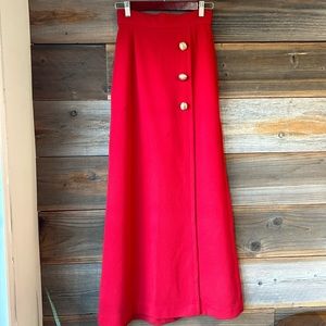 *SOLD* 🍁Vintage High Waisted Midi Skirt
